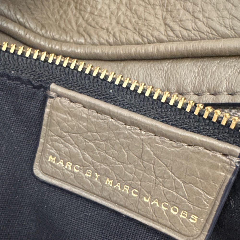 Marc by Marc Jacobs Taupe Leather Satchel - Picture 3 of 5